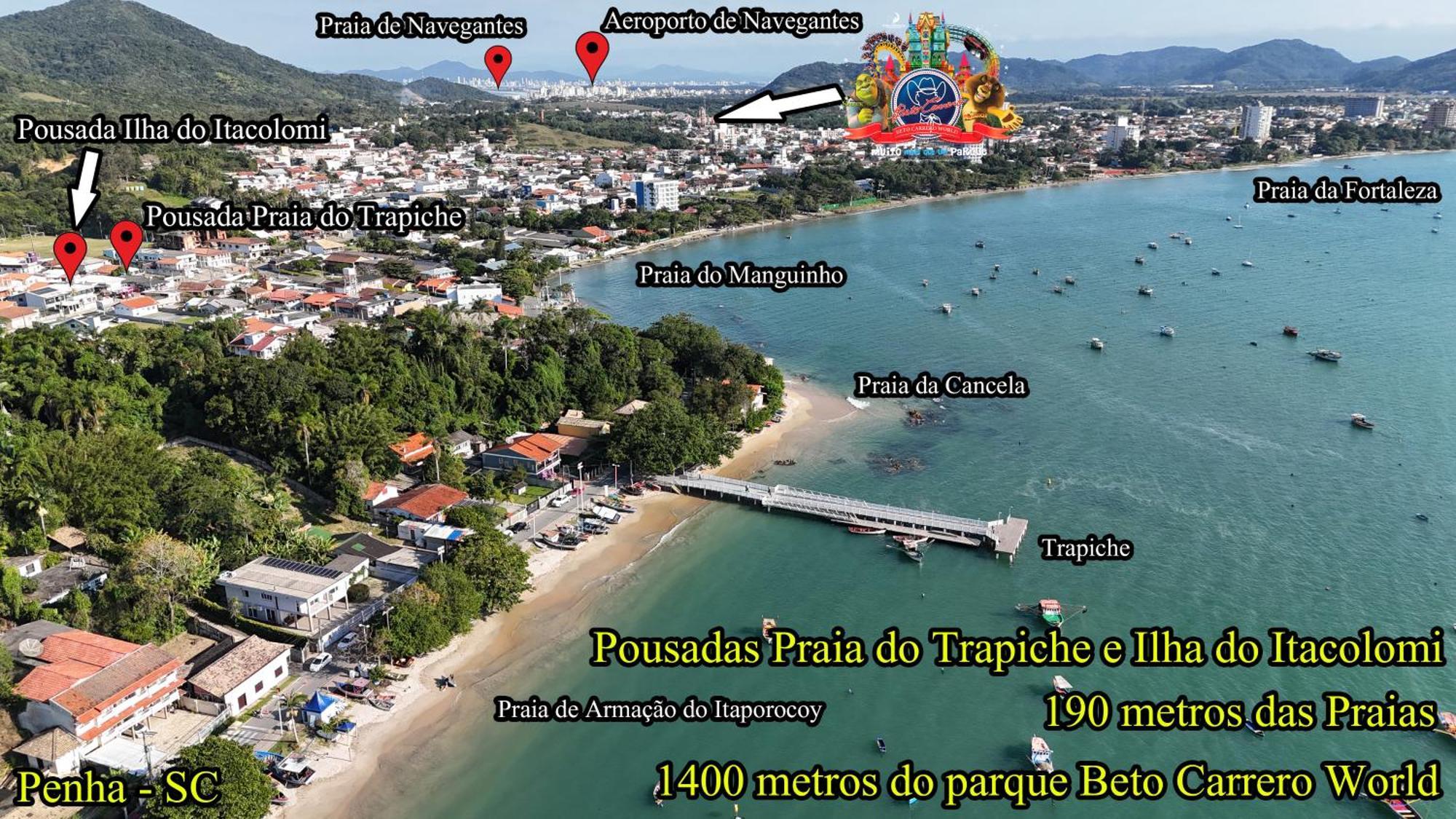 Pousada Ilha Do Itacolomi Penha  Luaran gambar